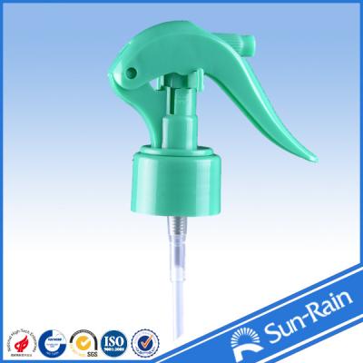 China OEM Green Plastic cosmetic Mini Trigger Sprayer for garden watering for sale