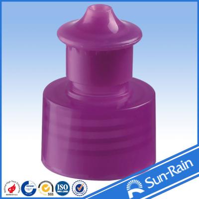 China 24-410 28-410 Purple push pull Plastic Bottle Cap for sports bottles for sale