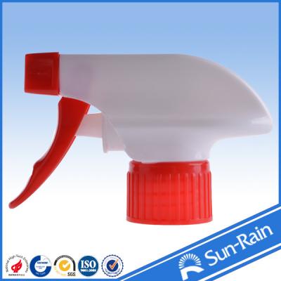 China Colored Plastic Trigger Sprayer , Pump Bottle Cosmetic Sprayer For Cleaning for sale