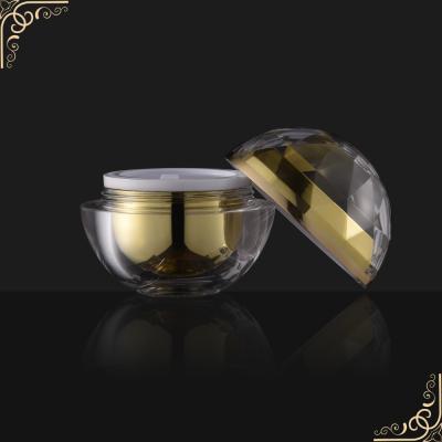 China Eco friendly clear Plastic Cosmetic Jars for cosmetic packaging bottle for sale