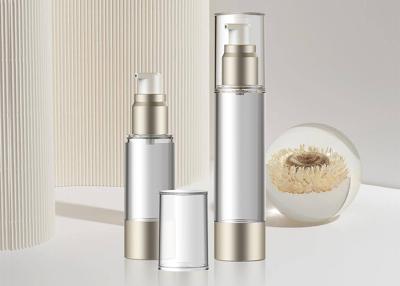 China 15ml 30ml 50ml Screw AS Cosmetic Pump Bottle For Personal Care Packaging for sale