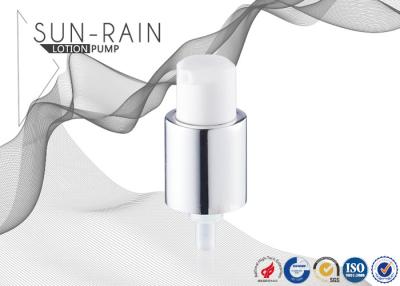 Chine Mettez les dessus de pompe/la forme en bouteille ergonomique d'argent de pompe distributeur de lotion pour la bouteille cosmétique SR-0805 à vendre