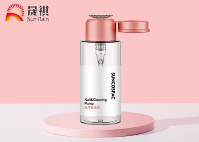 China Bomba solvente plástica do distribuidor da arte do prego do cuidado da beleza com a garrafa 180ML à venda