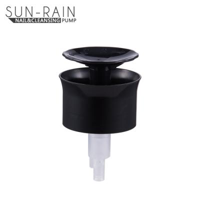 China Black Color Nail polish remover pump cleaning dispenser pump 1.8cc SR-710B for sale