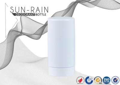 China el empaquetado plástico del desodorante del envase de los tarros del cosmético 75ml empuja hacia arriba con el casquillo interno SR1001A en venta