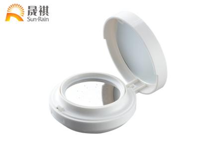 China Plastic White Air Cushion Compact BB Foundation Powder Case SF0808B for sale