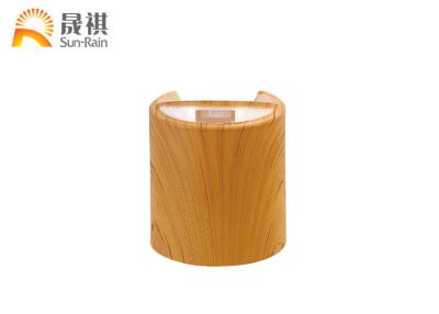 China Water Transfer Lid PP Screw Cap Wooden Lids Plastic Press Cap SR202A for sale