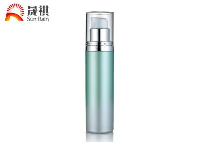 China Clear Palegreen Airless Bottle AS Airless Cosmetic Packaging 30ml 50ml SR-2179A for sale