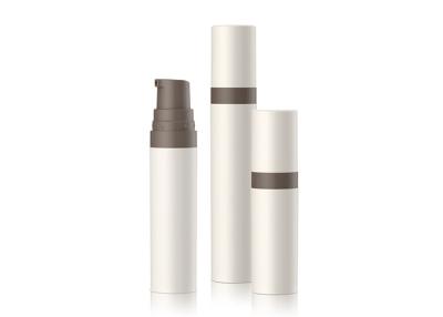 China Small narrow airless bottle pp cosmetic sample snap on design for sale