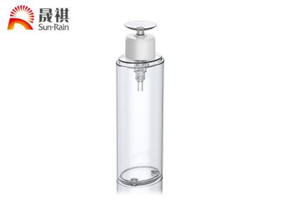 China Oval Push Down Plastic Lockable Nail Pump Makeup Remover Dispenser for sale