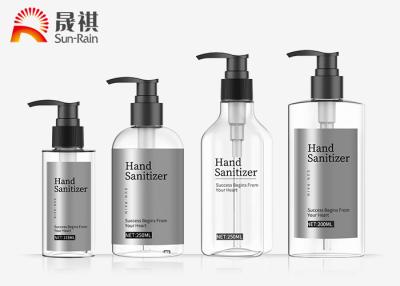 China Hair Care Body Wash PET Dispenser Bottle With Pump Shampoo Shower Bottle for sale