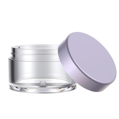 China Transparent 5g 15g Odm Plastic Cosmetic Jars With Lids for sale