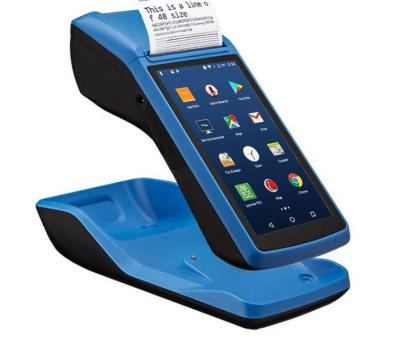 Chine Terminal tenu dans la main de position de mobile d'écran tactile de scanner de machine de système de Barway Android avec l'imprimante All dans un à vendre