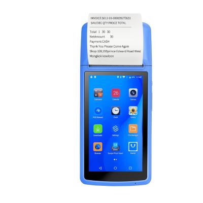 Chine Machine tenue dans la main de grand coup de carte de crédit de petite entreprise des terminaux 70mm/s de paiement de Barway Android 8,1 à vendre