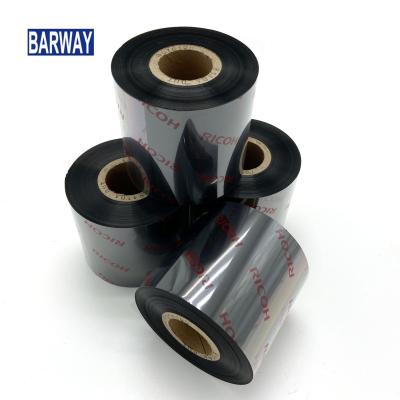 China Black Enhanced Thermal Wax Resin Ribbon Compatible With Zebra Printers for sale