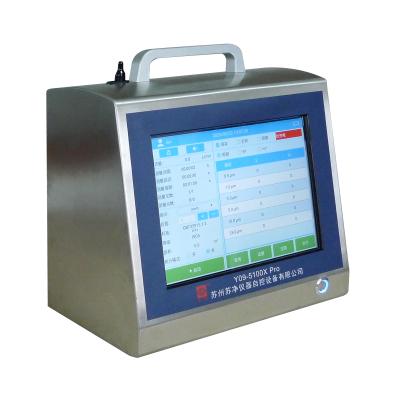 China Y09-5100X Pro Laser Air Particle Counter For Cleanroom 100 L/min for sale