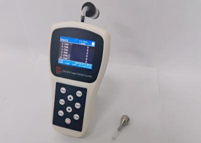 China Cleanroom Handheld Air Particle Counter 0.1CFM For Lab Instrument for sale