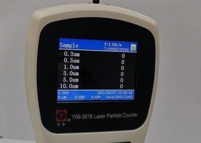 China Contador Handheld da partícula de poeira Y09-3016 transportada por via aérea na fábrica de Pharma à venda