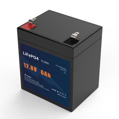 China Rechargeable 12v 6ah Lifepo4 Battery LFP Lithium Ion Batteries for sale
