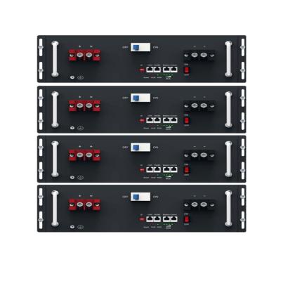 China Server Rack Battery Lifepo4 20Kwh 51.2V 400Ah Lithium Ion LiFePO4 Energy Storage System for sale