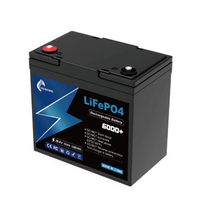 China Bateria de lítio profunda da bateria 50ah do ciclo 24v Lifepo4 da fábrica da bateria Lifepo4 recarregável à venda