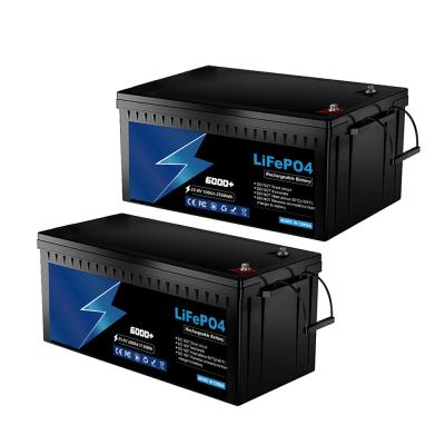 China bateria 100ah do fornecedor 24v Lifepo4 da bateria lifepo4 à bateria de lítio 200ah recarregável à venda