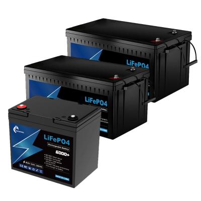 China Batería de litio de la batería 5120Wh del proveedor 50ah 100ah 200ah 24v Lifepo4 de la batería Lifepo4 recargable en venta