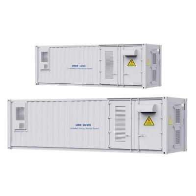 China Industrial Commercial ESS 40ft Energy Storage Container Lithium Iron Phosphate Battery for sale