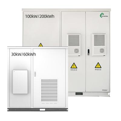 China 1kW Solar Energy Storage Cabinet 200kWh Lithium Ion Battery Storage Cabinet en venta