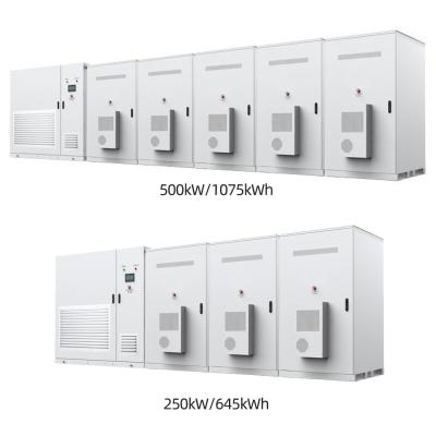 中国 IP54 Energy Storage Cabinet 125kW 500kW Nominal Energy < 2000m Altitude 販売のため