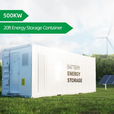 China Customized 20ft Energy Storage Container 500KW Container Battery Energy Storage System for sale