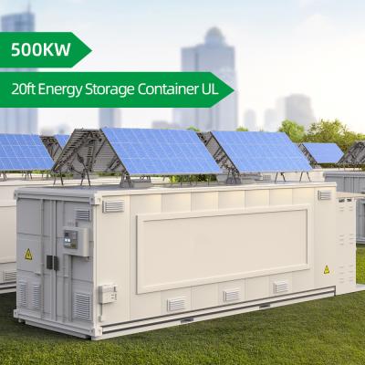 China 500kw Battery Energy Storage Container 20ft Renewable Energy Energy Storage Container Te koop