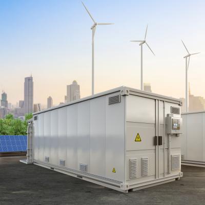 China 100 kW 250 kWh batterij On-Off-Grid energieopslagcontainer Hybride omvormer/vermogen omzetsysteem Te koop