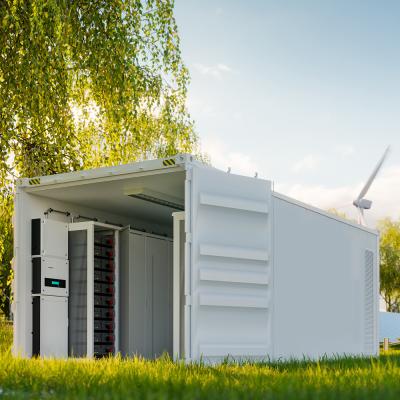 China Lifepo4 Bess Commercial Energy Storage System 5ft Solar Battery Energy Storage Container Utility Power Station for sale