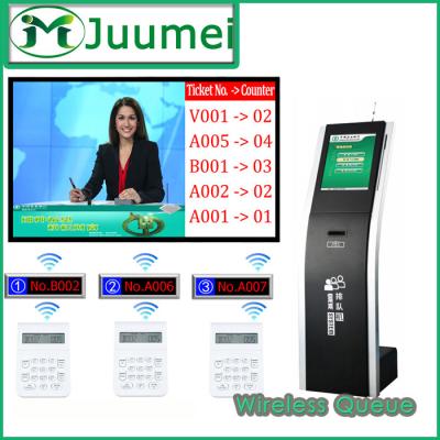 China Juumei Wireless Simple Queue Token Number Machine Kiosk for sale