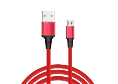China 1m Length Braided USB Cable , Micro USB Charging Cable For Mobile Phone en venta