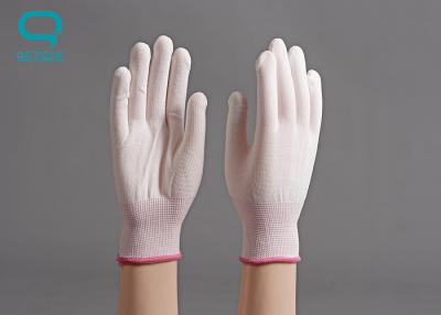 中国 100%の綿は手袋、産業保護のためのナイロン手の手袋を編んだ 販売のため