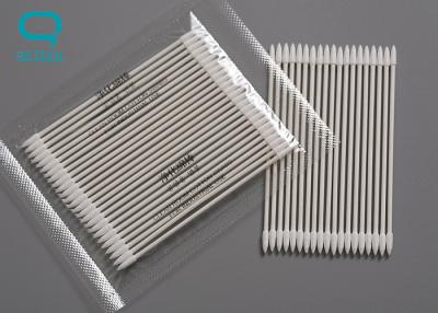 China Purified Disposable Cotton Cleaning Swabs Double Heads With Anti Abrasive Tip for sale