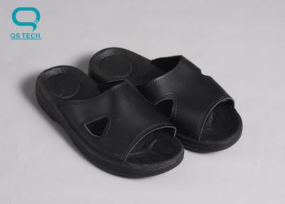 China Dust Free ESD Cleanroom Shoes SPU Slippers With Anti Slip Function for sale