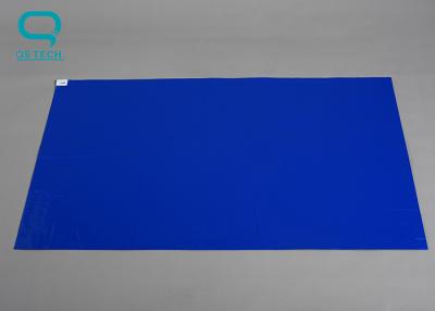 Chine Tapis collants de plancher de film bleu de PE, anti effet de dépoussiérage du tapis collant 99,9 statiques à vendre