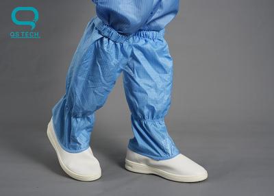 China a sala de limpeza do ESD da listra de 0.5cm calça anti botas estáticas do trabalho à venda