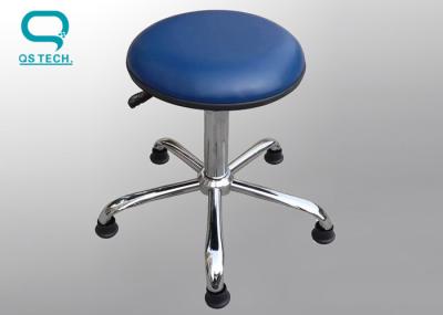 China Seat Antistatic Esd Safe Lab Chairs With Wheels Use For Cleanroom PU Material for sale