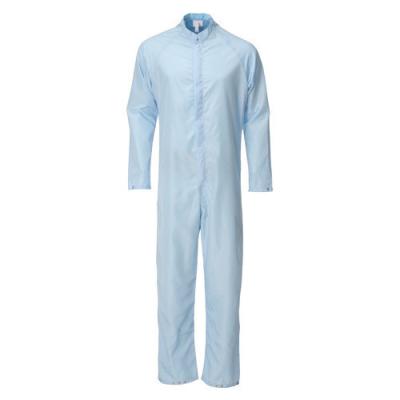 China Disposable Cleanroom Coverall Anti Static Workwear Clothing Polypropylene Double Zipper for sale