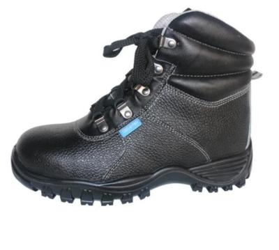 China Cushioned Insole Safety Boots ESD Cleanroom Shoes Steel Cap Heat Resistant Black Color for sale