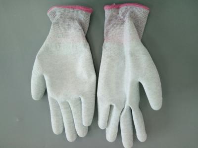 China La palma antiestática de trabajo segura del guante cubrió el trabajo antideslizante electrónico de los guantes del Esd en venta