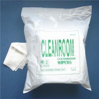 China 100% Polyester Sealed - Edge Cleanroom Wipers 9x9 For Critical Environments Control for sale