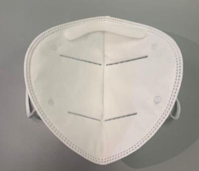 China O CE certificou a máscara protetora KN95 reusável, máscara protetora de 4 dobras na cor branca à venda