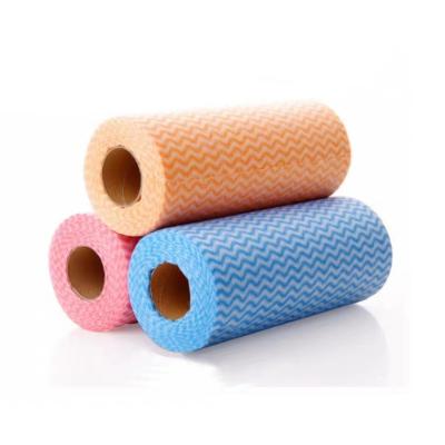 China High Water Absorbency Wood Pulp Nonwoven Cleaning Wipe Roll for sale