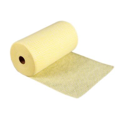 China Soft Texture ISO14001 Lint Free 55g Cleaning Wipe Roll for sale
