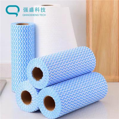 China Motor Vehicles Nonwoven Polyester Viscose Cleaning Wipe Roll for sale